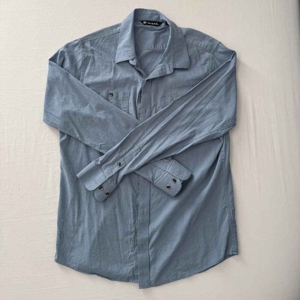 Travis Mathew Long Sleeve Button Down Shirt Men's